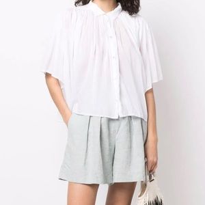 Forte Forte bohemian white cotton voile shirt - NWT